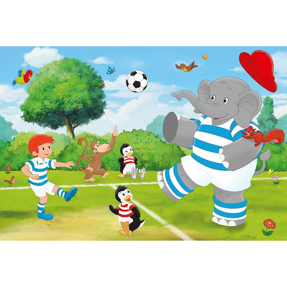 Puzzle Benjamin Blümchen, Sport und Spiel mit Törööö! 3 x 48 Teile