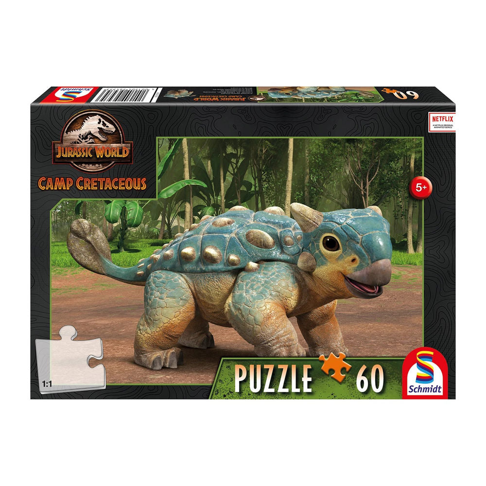 Puzzle Jurassic World, Der Ankylosaurus Bumpy, 60 Teile
