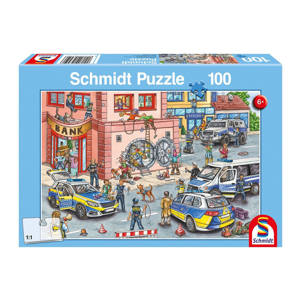 Puzzle Polizeieinsatz, 100 Teile