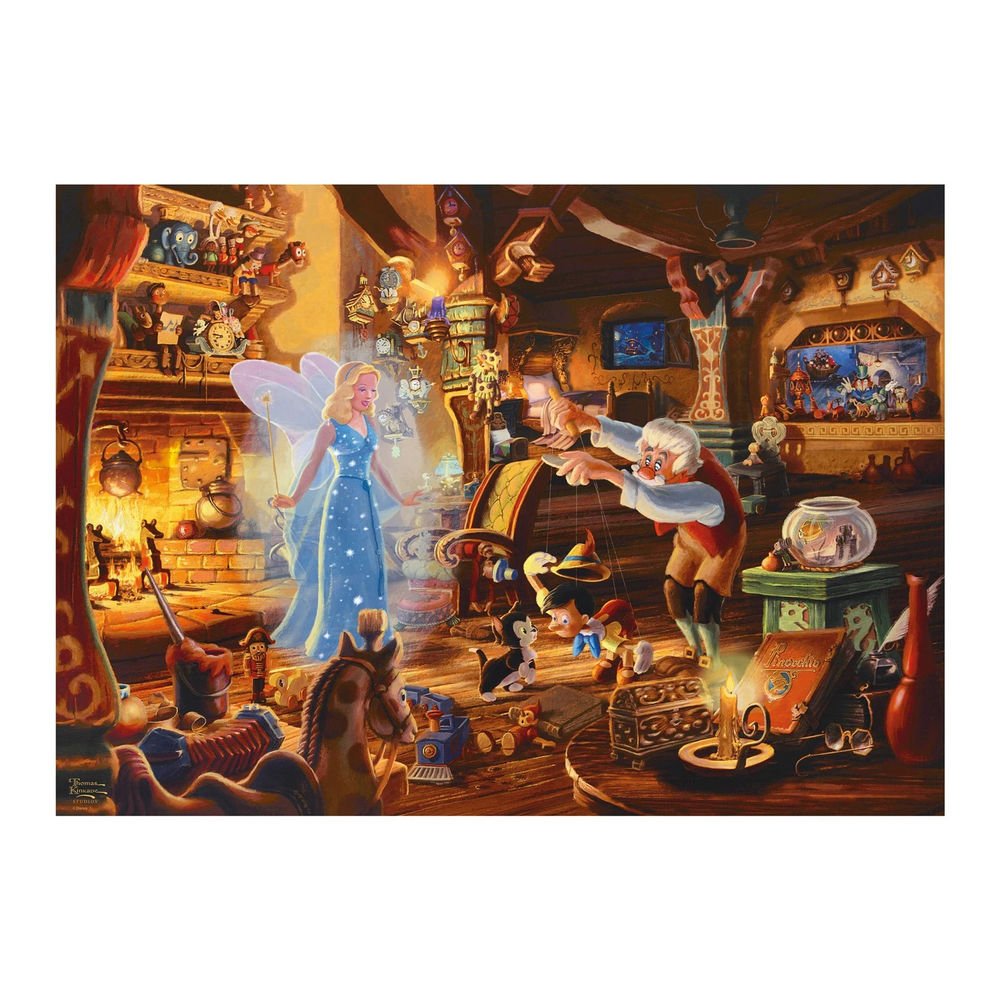 Puzzle Disney Geppetto's Pinocchio, 1000 Teile