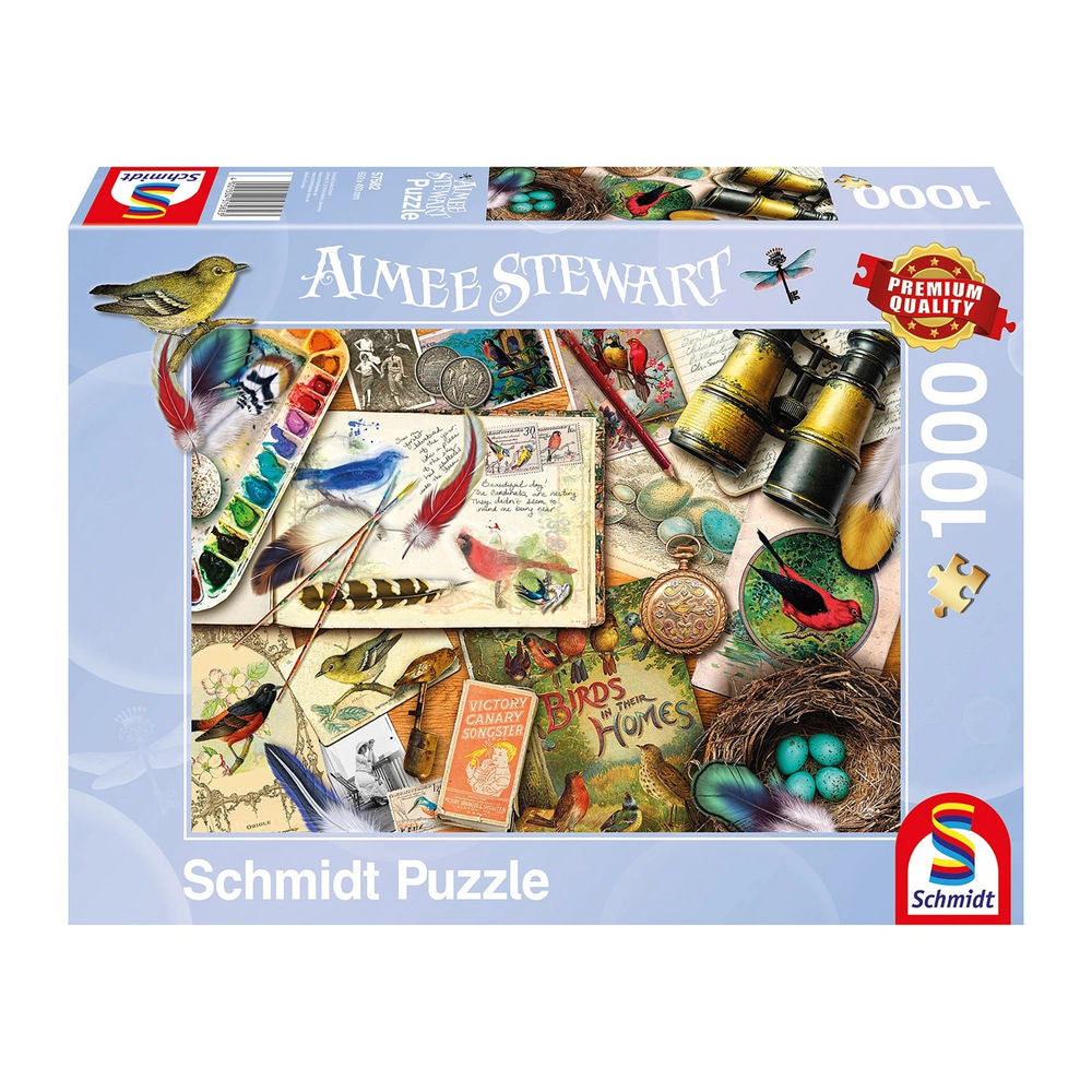Puzzle Aufgetischt: Vogelbeobachtung, 1000 Teile