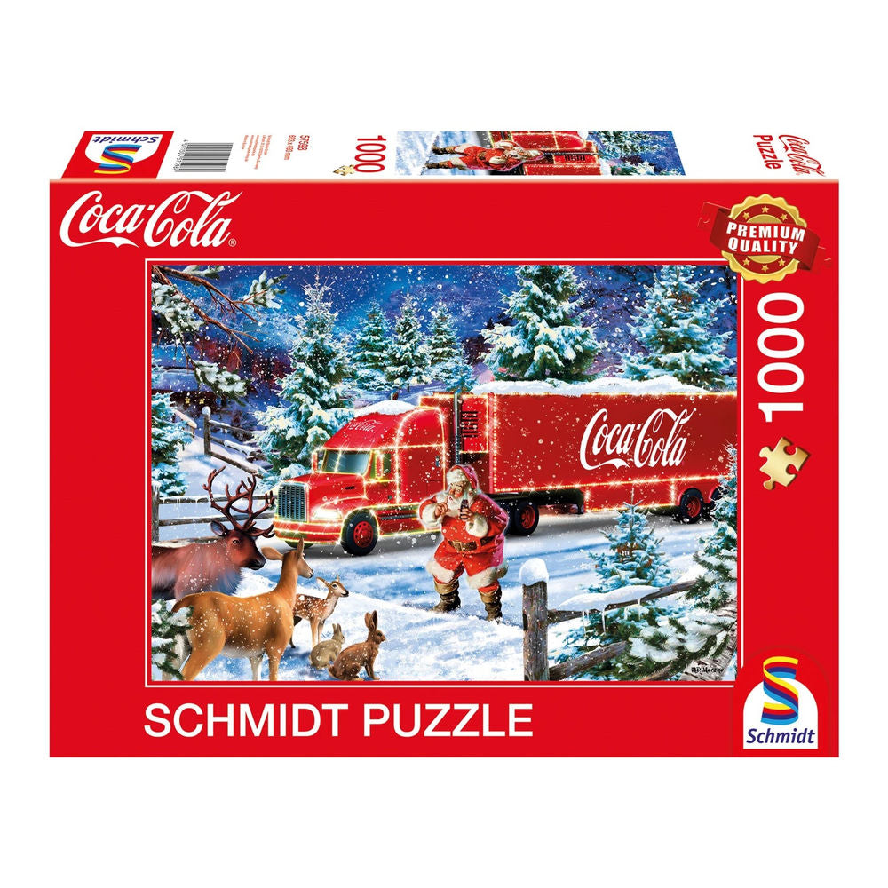 Puzzle Coca Cola Christmas-Truck, 1000 Teile