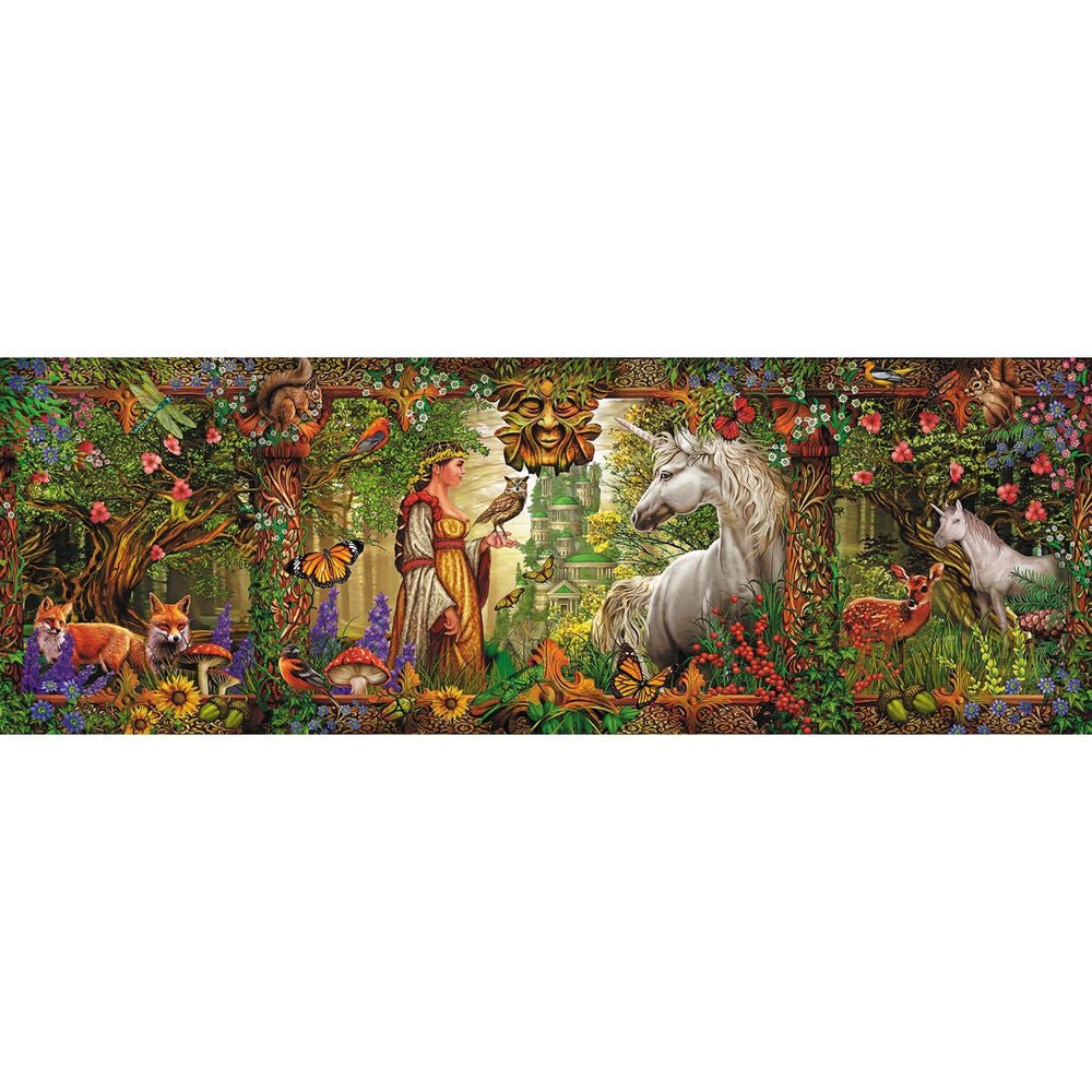 Puzzle Panorama Märchenwald, 1000 Teile