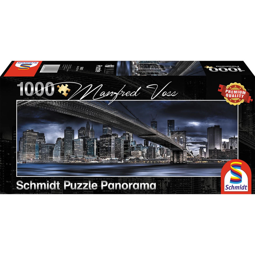 Puzzle Panorama New York Dark Night, 1000 Teile