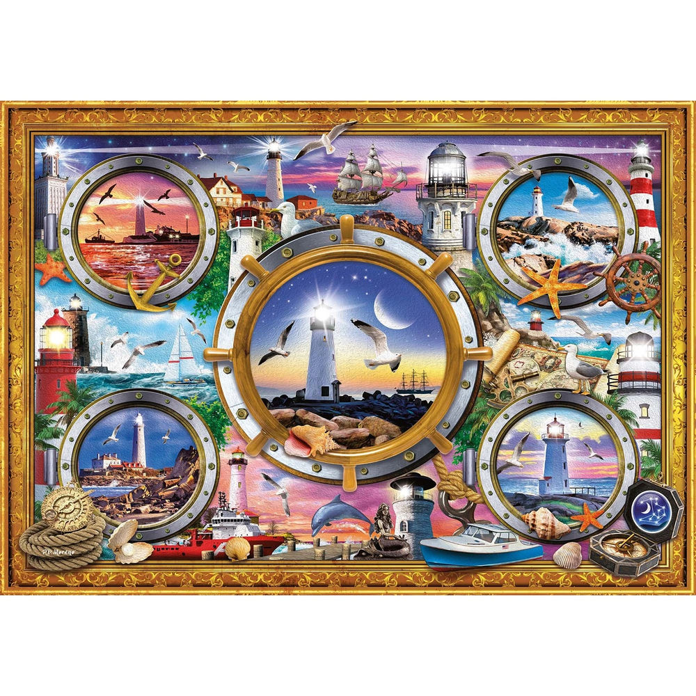 Puzzle Leuchttürme, 1000 Teile