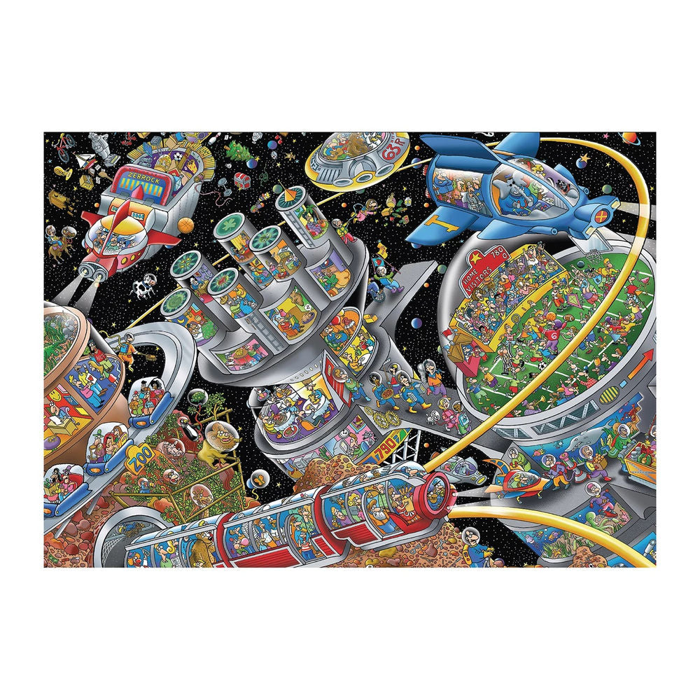 Puzzle Weltall-Kolonie, 1000 Teile