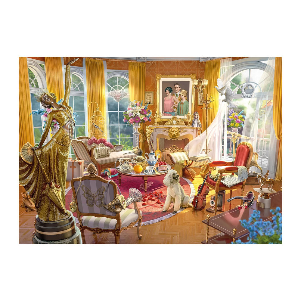 Puzzle Salon des Orchideenanwesens, 1000 Teile