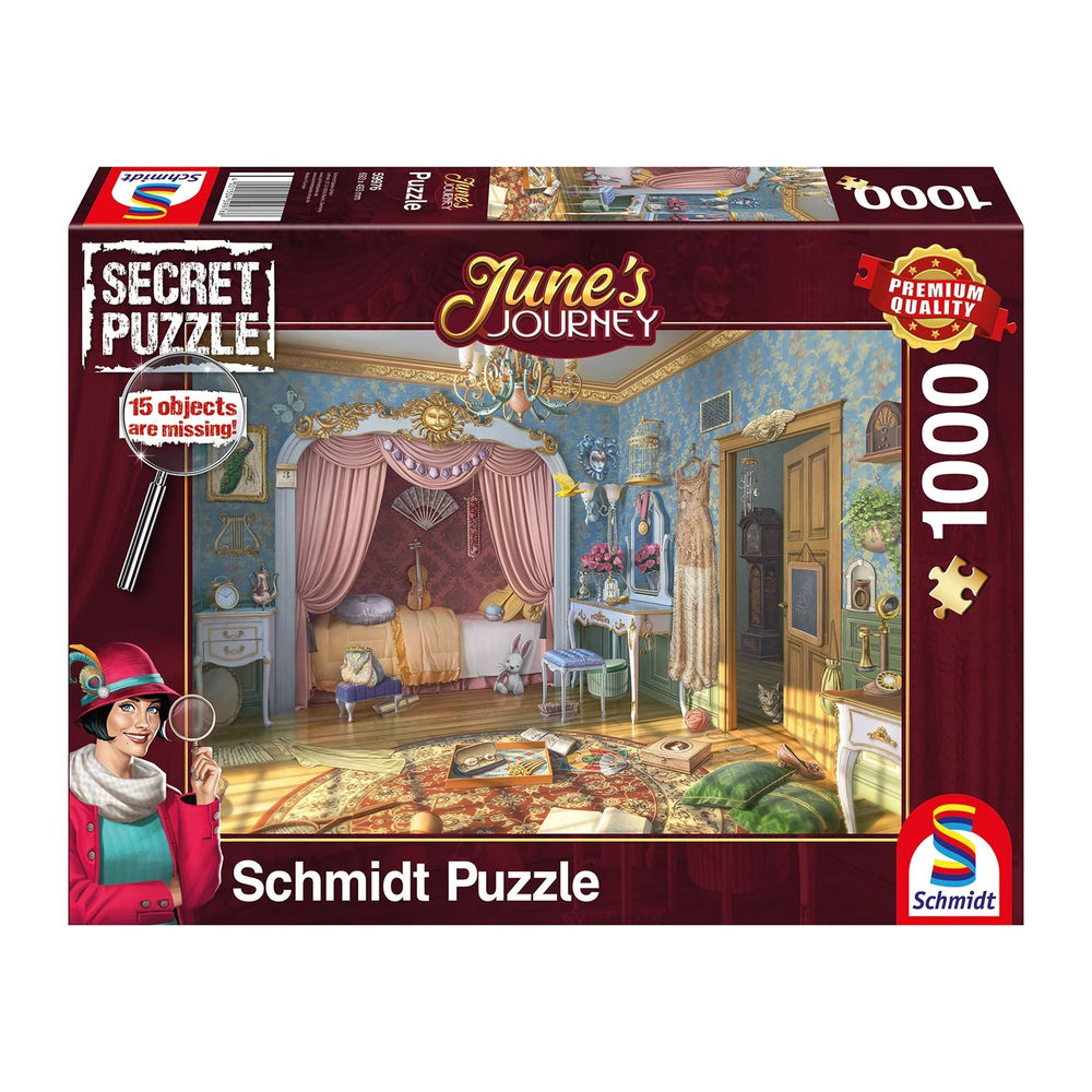 Puzzle Junes Schlafzimmer, 1000 Teile
