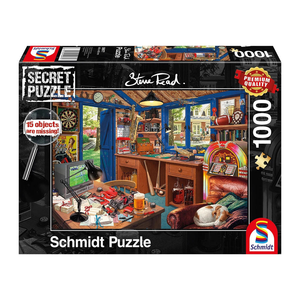 Puzzle Secret Puzzle Vaters Werkstatt, 1000 Teile