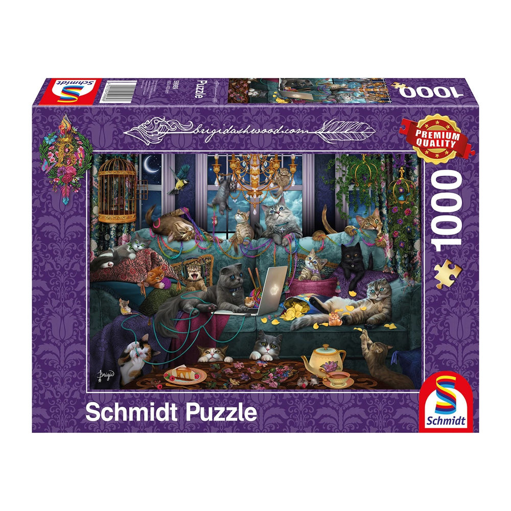 Puzzle Katzen in Quarantäne, 1000 Teile