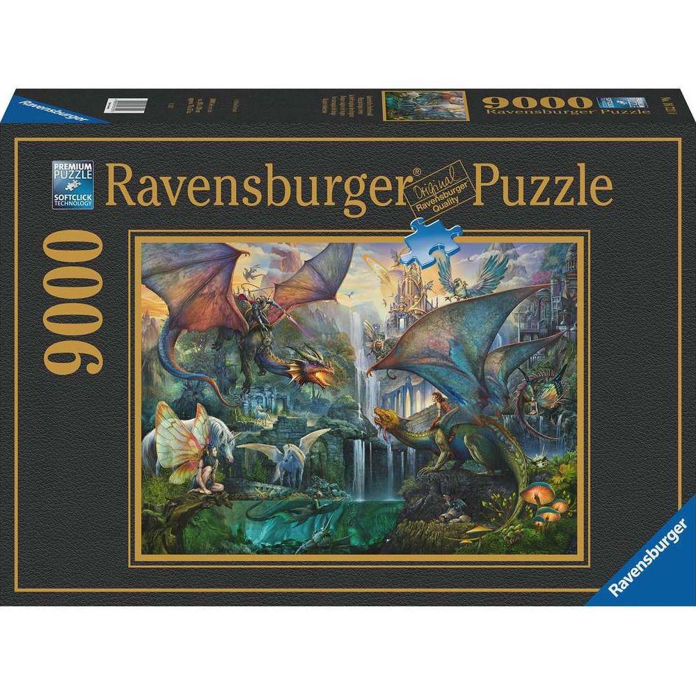 XXL Puzzle Zauberhafter Drachenwald, 9'000 Teile