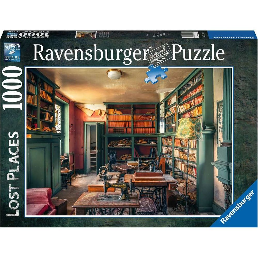 Puzzle Mysterious castle library, 1000 Teile