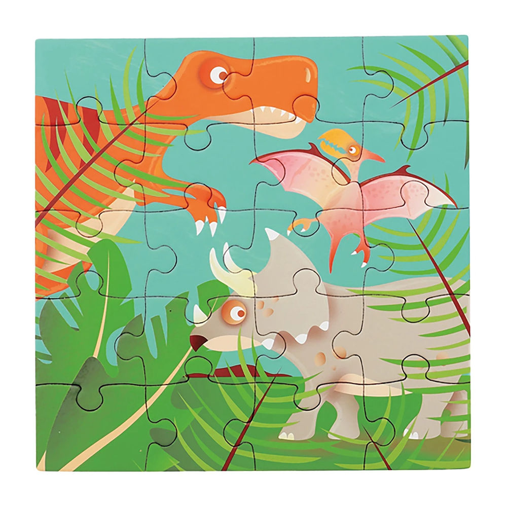 Puzzle Magnetpuzzle Dinosaurier, 2 x 20 Teile