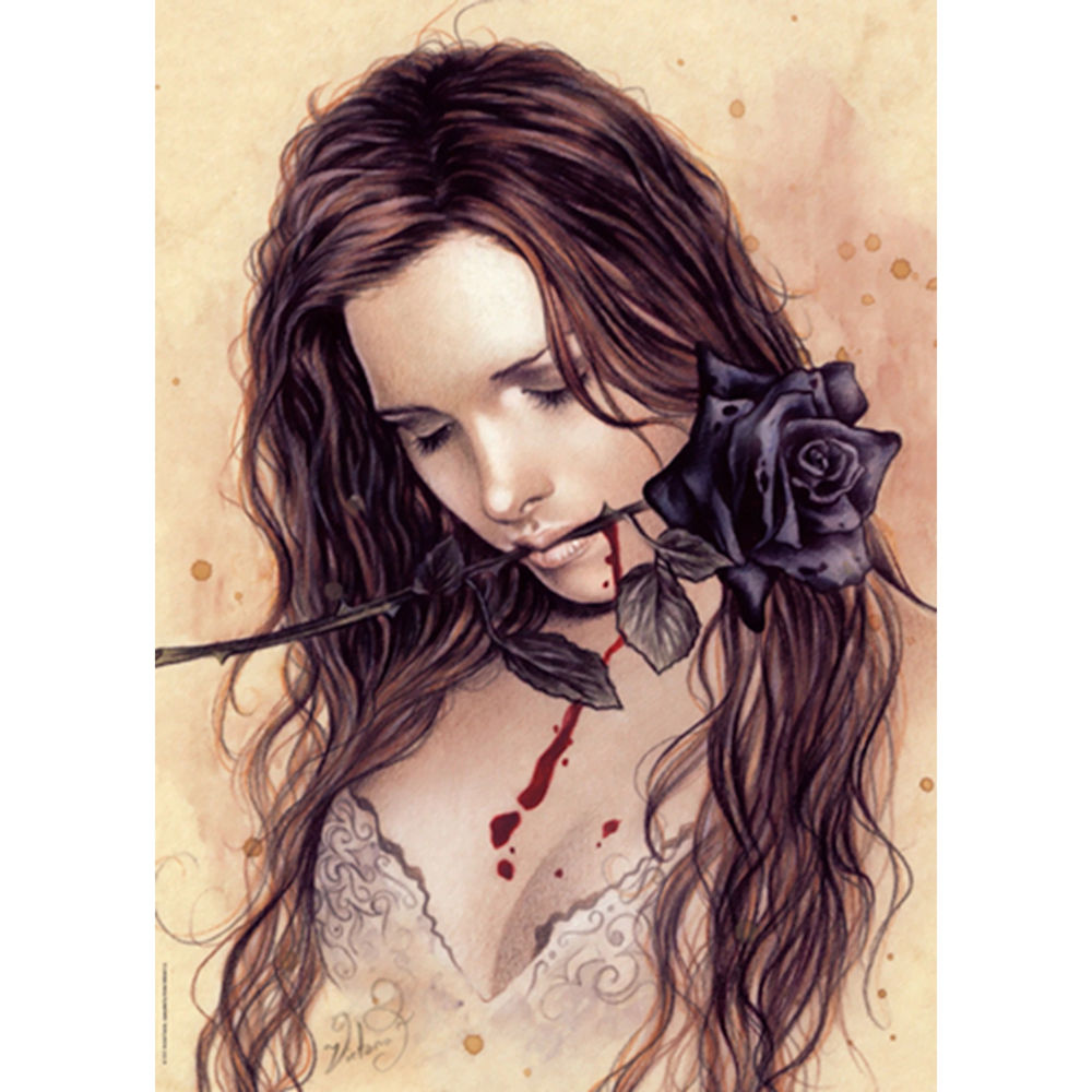 Puzzle Dark Rose - Standard Puzzle, 1000 Teile