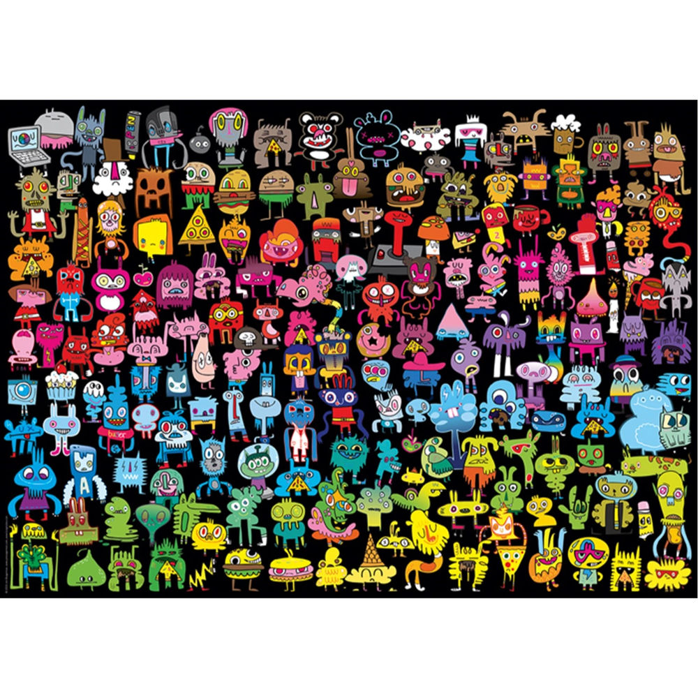 Puzzle Doodle Rainbow Standard, 1000 Teile
