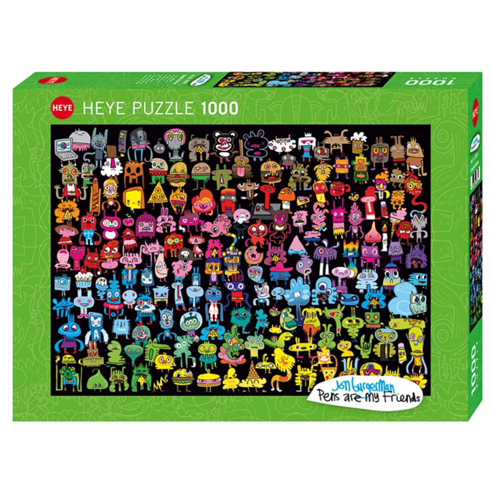 Puzzle Doodle Rainbow Standard, 1000 Teile
