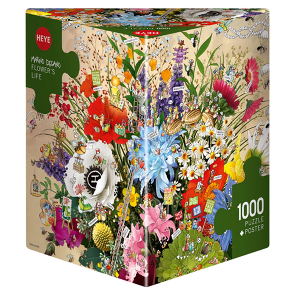 Puzzle Flower s Life Triangular, 1000 Teile