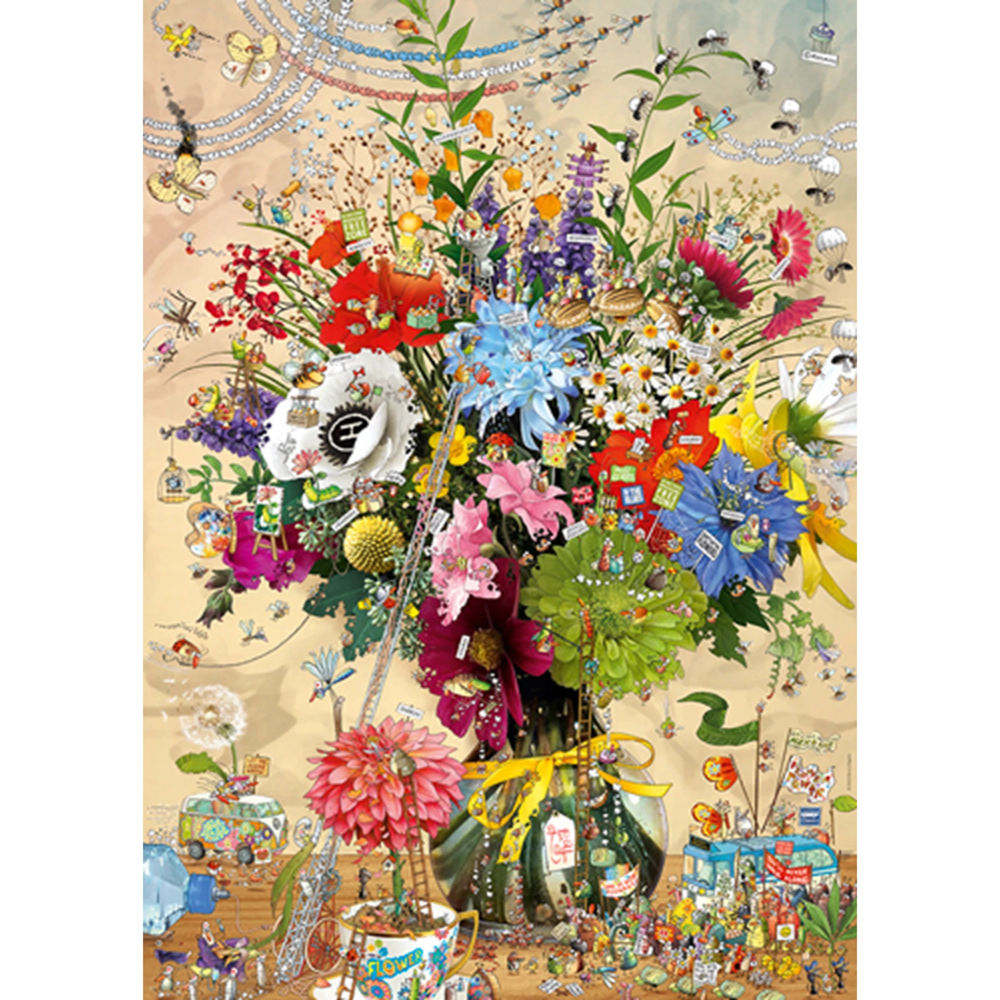 Puzzle Flower s Life Triangular, 1000 Teile