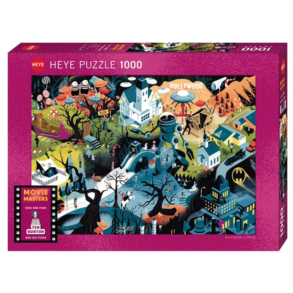 Puzzle Tim Burton Films Standard, 1000 Teile