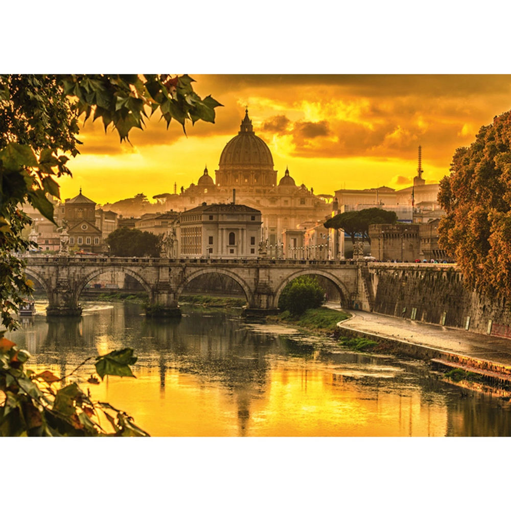Puzzle Goldenes Licht über Rom, 1000 Teile