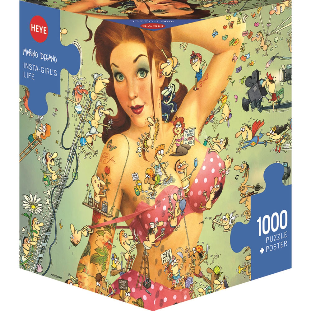 Puzzle Insta-Girl's Life Triangular, 1000 Teile
