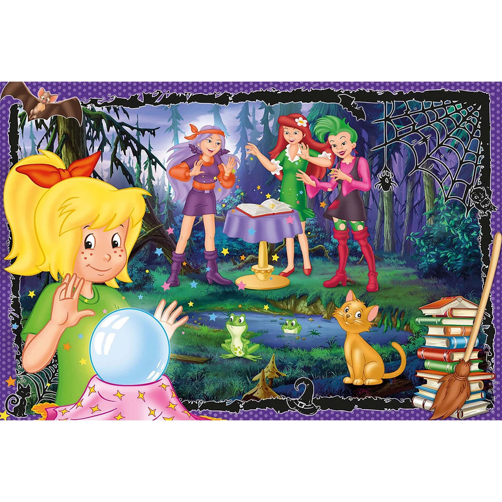 Puzzle Bibi Blocksberg, Voll verhext, 60 Teile