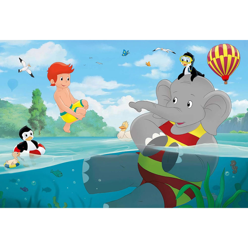 Puzzle Benjamin Blümchen, Sport und Spiel mit Törööö! 3 x 48 Teile