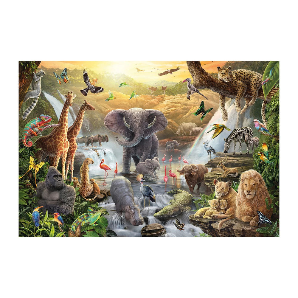Puzzle Tiere in Afrika, 60 Teile