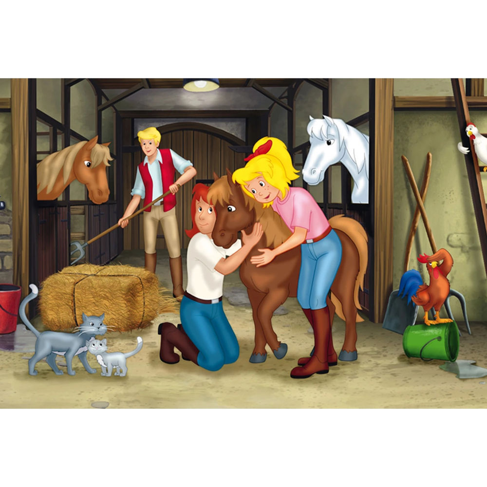 Puzzle Bibi & Tina, Puzzle Box, 2 x100, 2 x150 Teile