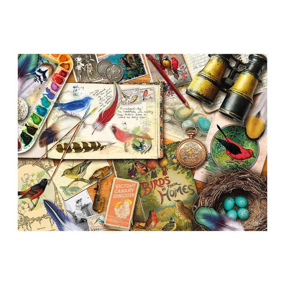 Puzzle Aufgetischt: Vogelbeobachtung, 1000 Teile