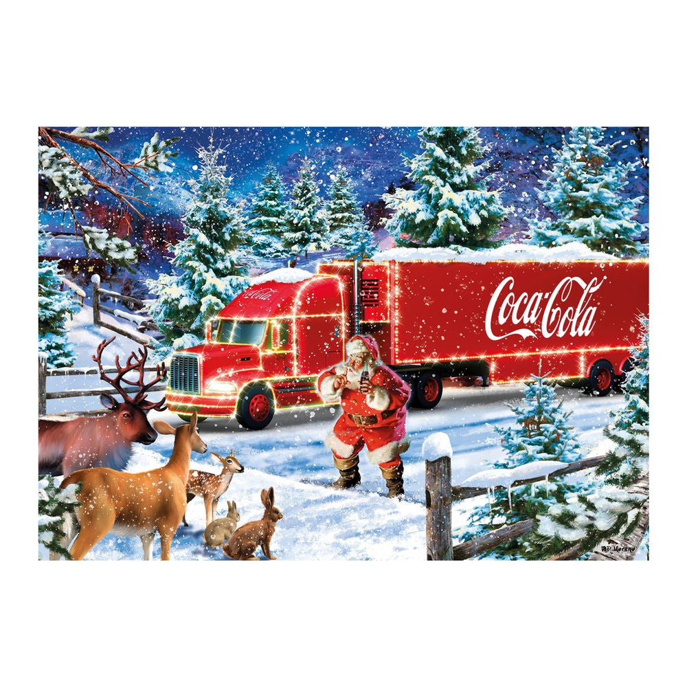 Puzzle Coca Cola Christmas-Truck, 1000 Teile
