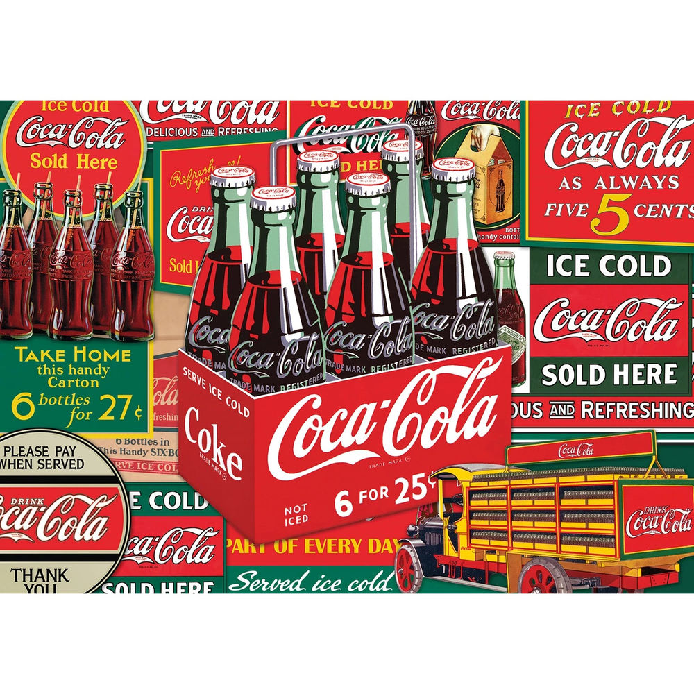 Puzzle Coca Cola Klassiker, 1000 Teile