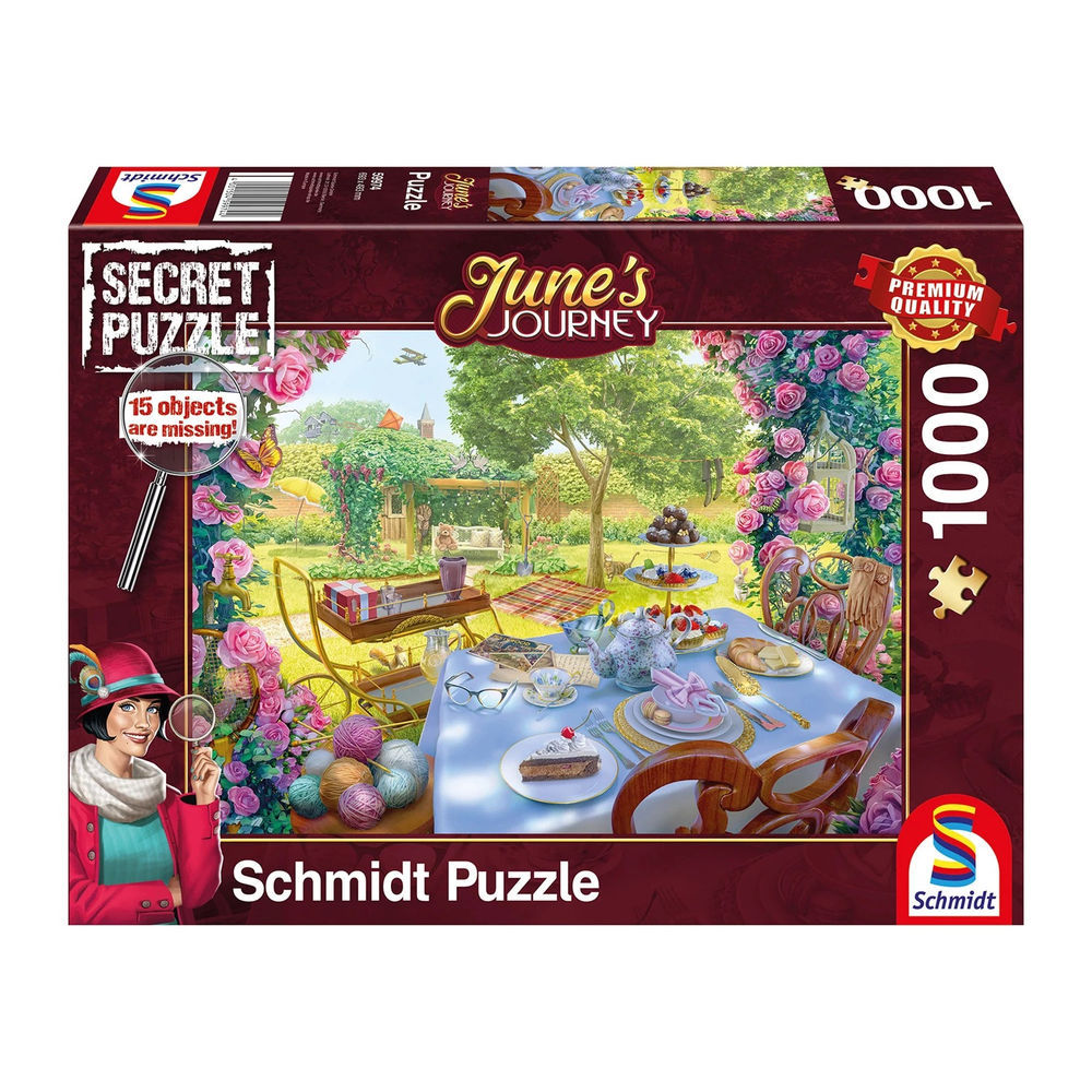 Puzzle Tee im Garten, 1000 Teile