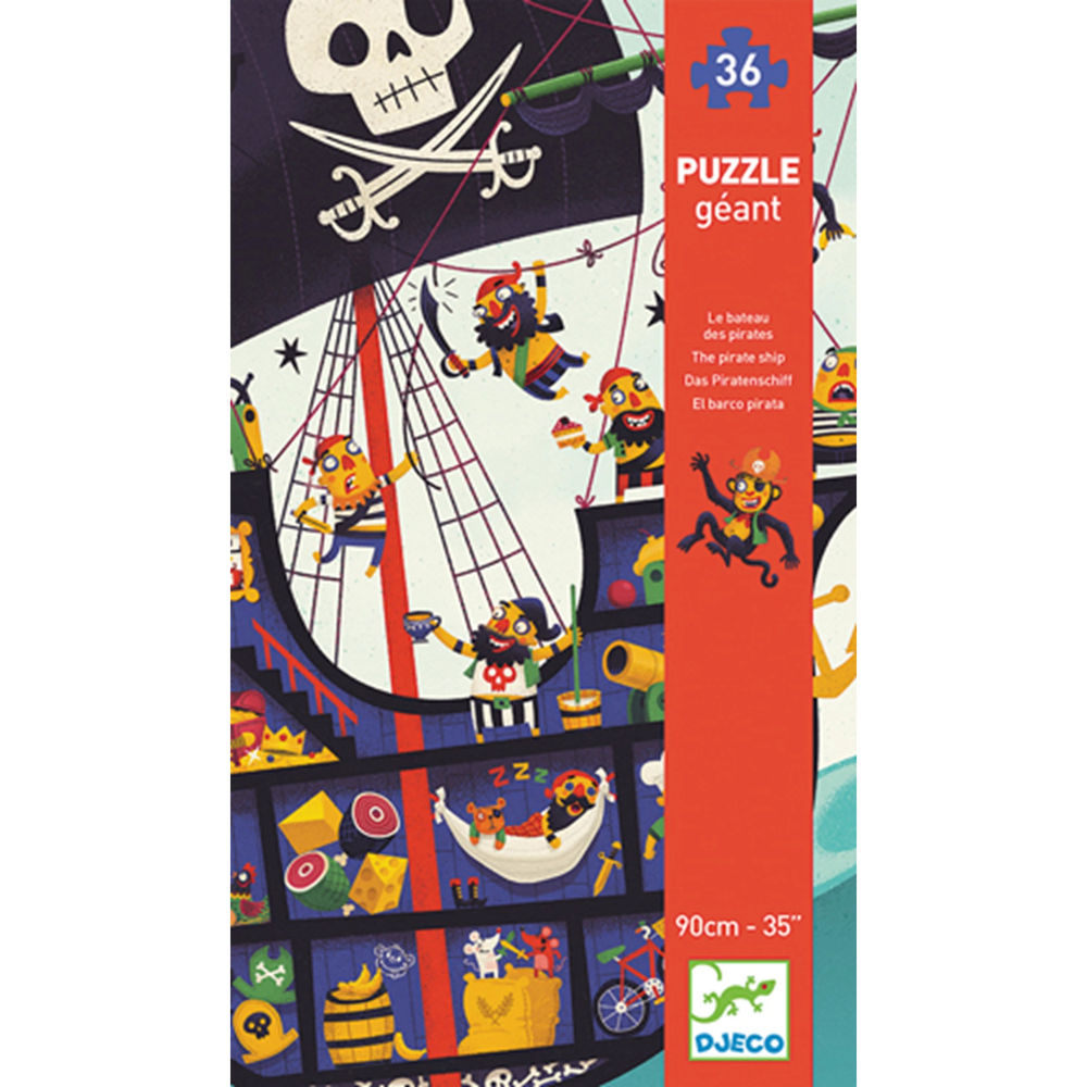 Riesenpuzzle Das Piratenschiff, 36 Teile