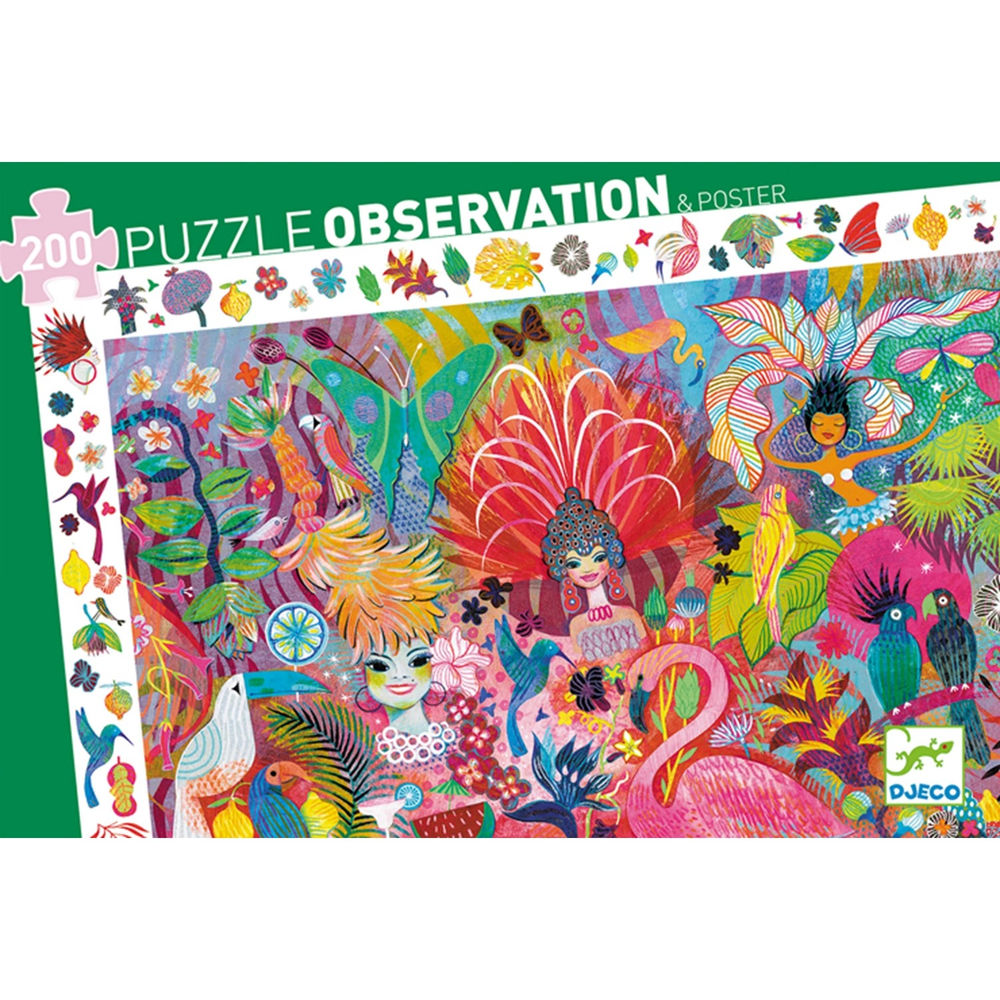 Puzzle Rio Carnaval, 200 Teile