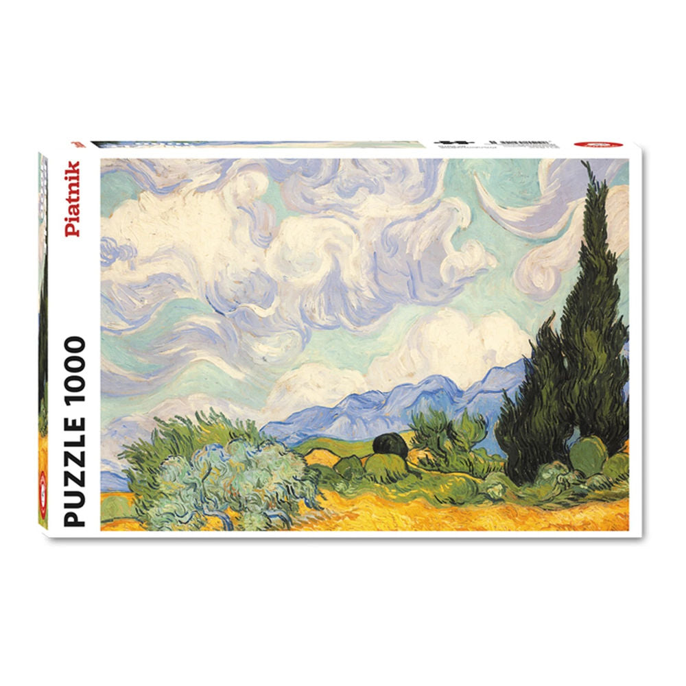 Puzzle Van Gogh - Field with Cypreses, 1000 Teile