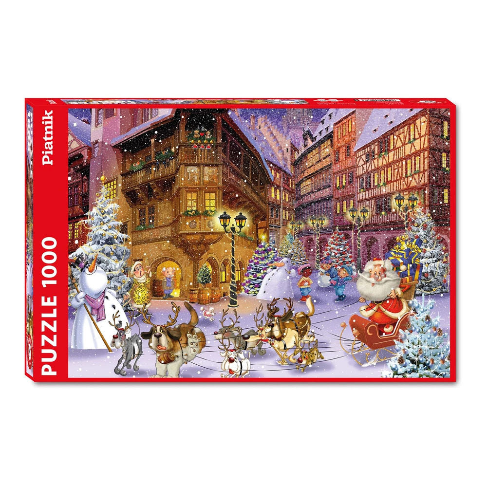 Puzzle F. Ruyer - Weihnachtsdorf, 1000 Teile