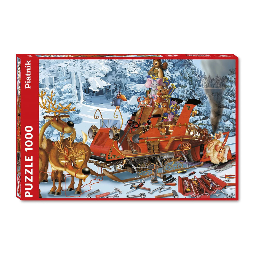 Puzzle F. Ruyer - Schlittenreparatur, 1000 Teile