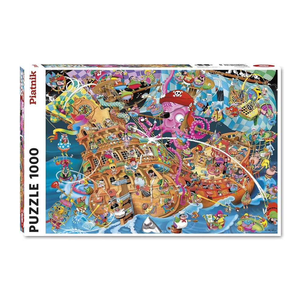 Puzzle RJ Crisp - The Pink Pirate, 1000 Teile