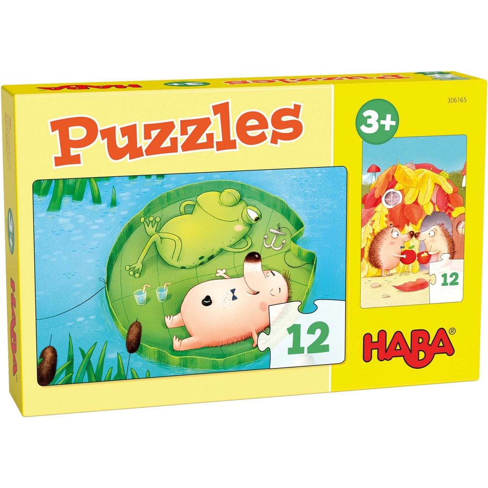 Puzzle Herr Igel, 2 x 12 Teile