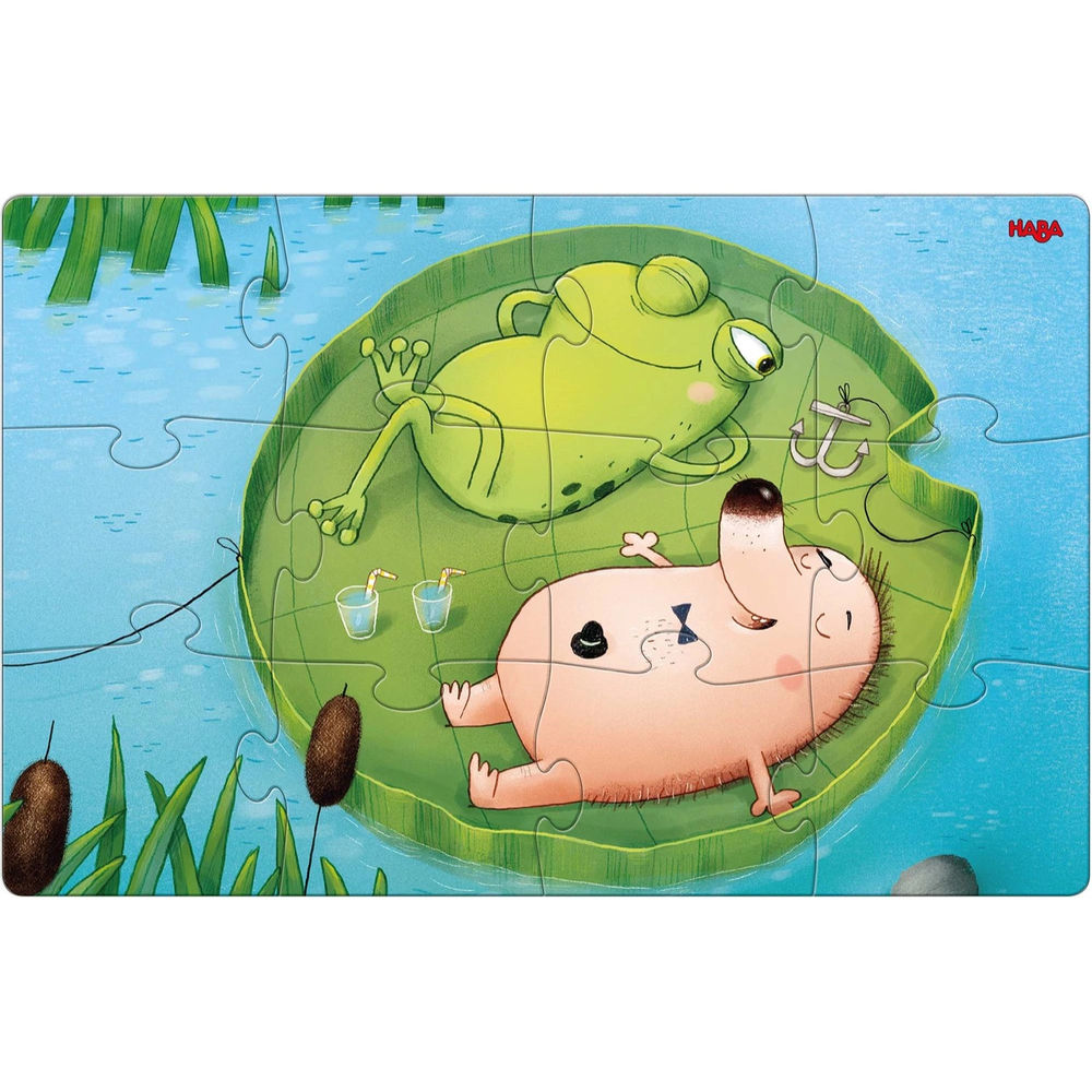 Puzzle Herr Igel, 2 x 12 Teile