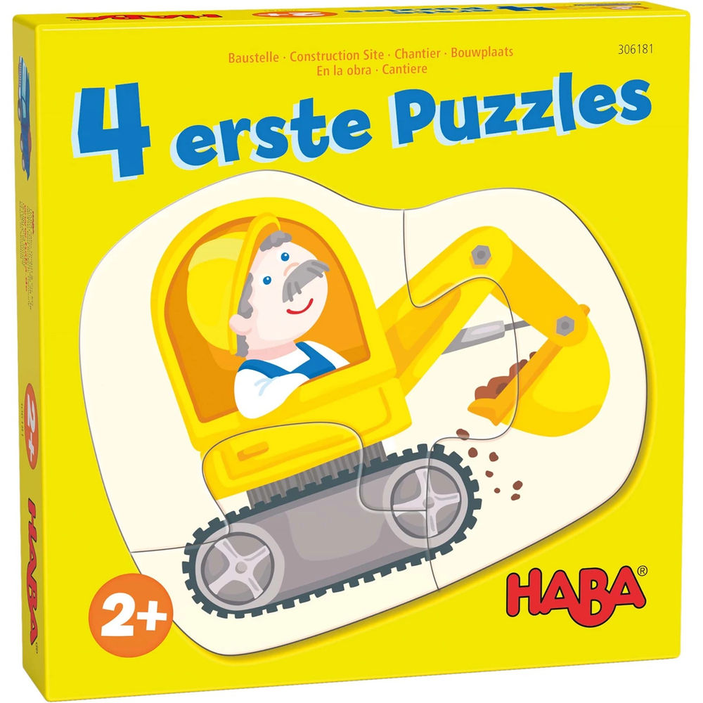 Puzzle 4 Erste Puzzles – Baustelle, 3 Teile
