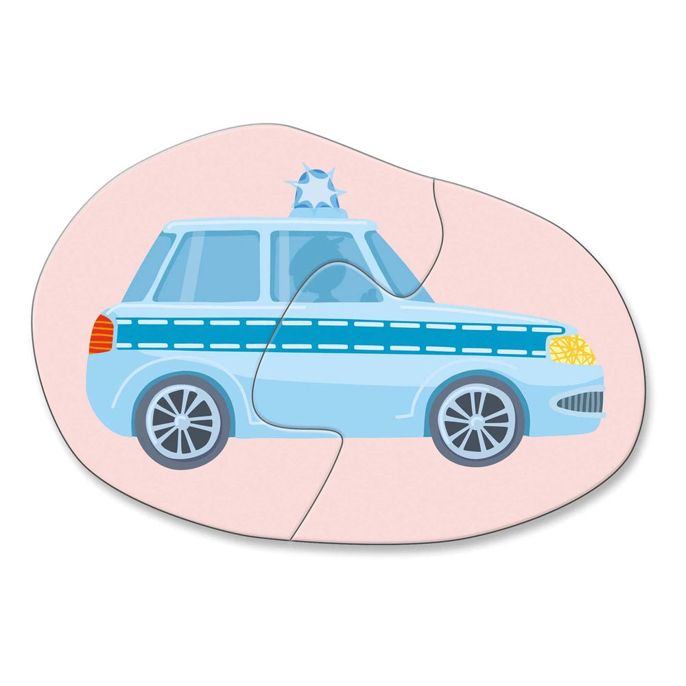 Puzzle 4 Erste Puzzles – Einsatzfahrzeuge, 4 x 4 Teile