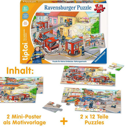 tiptoi® Puzzle für kleine Entdecker: Rettungseinsatz