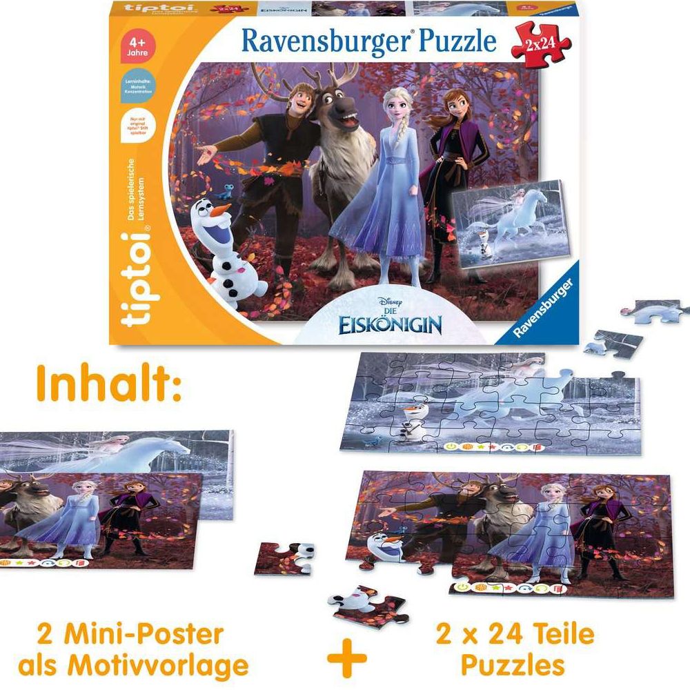 tiptoi® Puzzle für kleine Entdecker: Disney Die Eiskönigin