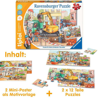 tiptoi® Puzzle für kleine Entdecker: Baustelle