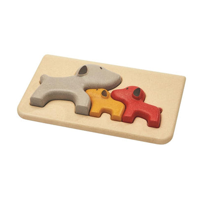 Puzzle Hunde-Puzzle, 3 Teile