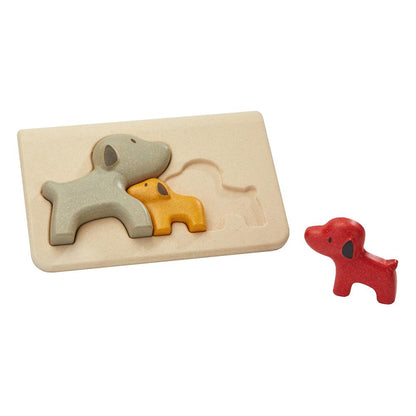 Puzzle Hunde-Puzzle, 3 Teile