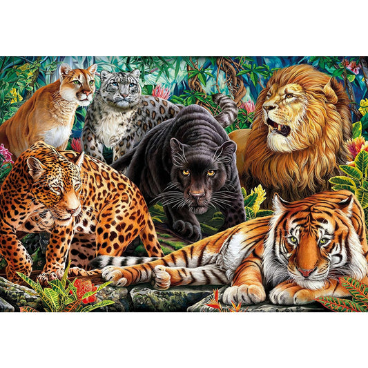 Puzzle Wild Cats, 500 Teile