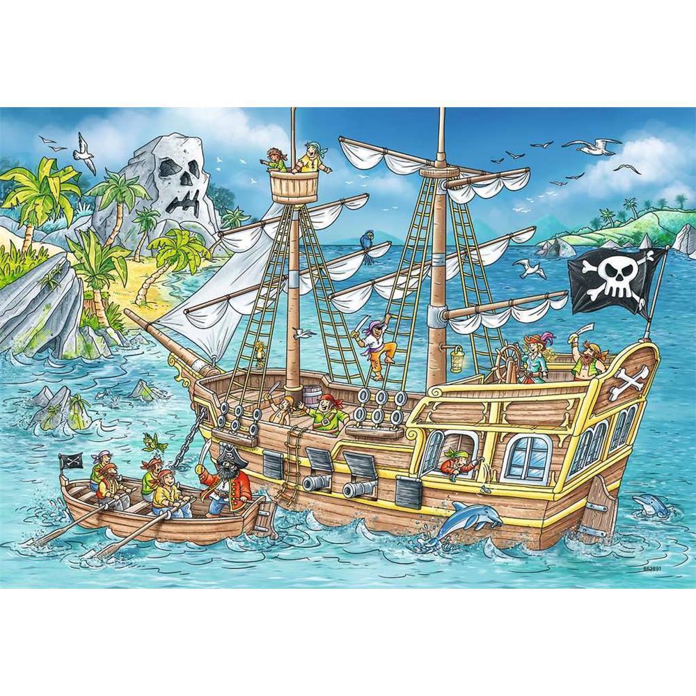 Puzzle Kinderpuzzle - Die Abenteuerinsel, 2 x 24 Teile